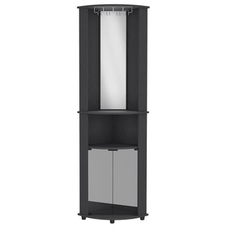 Bar Cabinet Corner, Rialto, Black