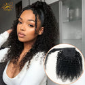 Afro Kinky Curly Ponytail Human Hair Ponytail Extensions Wrap Around Ponytail Kinky Straight Remy Brazilian Hair Ponytails Curly