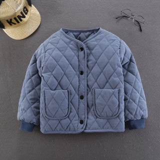 Buy blue Boys Clothes Warm Winter Girls Coat Kids Jacket Boys Outerwear Thicken Coats Cotton Boy Thicken Baby Clothing for Girl 2-7y