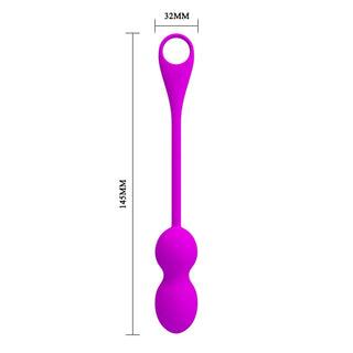 Buy no-retail-box-pack Bluetooth Connect App Control Pretty Love Wireless Vibrator 12 Speeds Clitoris G Spot Strapon Vibrators for Woman Sex Toys.