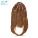 BHF Human Hair Bangs 8inch 20g Front 3 Clips in Straight Remy Natural Human Hair Fringe All Colors