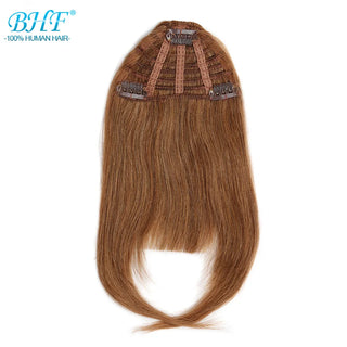 Buy 8 BHF Human Hair Bangs 8inch 20g Front 3 Clips in Straight Remy Natural Human Hair Fringe All Colors