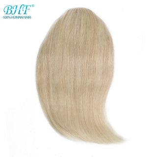 Buy 613-color-b BHF Human Hair Bangs 8inch 20g Front 3 Clips in Straight Remy Natural Human Hair Fringe All Colors