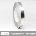 50M Self-Adhesive Tile Sticker Tape Gold Silver Floor Waterproof Wall Gap Sealing Strip Tile Beauty Seam Sticker Home Decoration