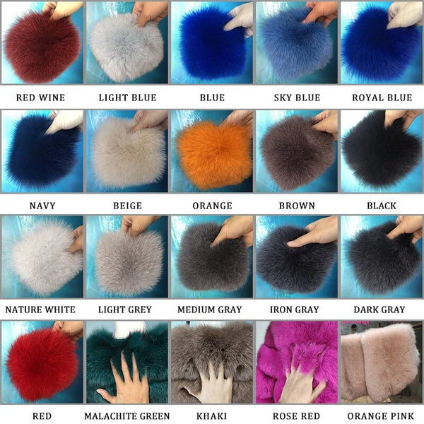 BFFUR Winter Fashion Real Fox Fur Coats for Women Locomotive Style Genuine Sheep Leather Jacket Natural Fox Fur Coat Female 2022