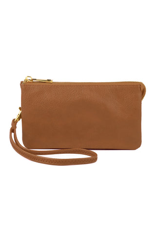 Buy camel 005 - Leather Wallet With Detachable Wristlet