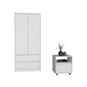 Laurel 2 Piece Bedroom Set, White