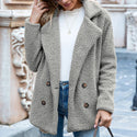 Teddy Coat Women Faux Fur Coats Long Sleeve Fluffy Fur Jackets Winter Warm Female Jacket Oversized Women Casual Winter Coat 2021