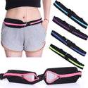 Stride Dual Pocket Running Belt and Travel Fanny Pack for All Outdoor Sports