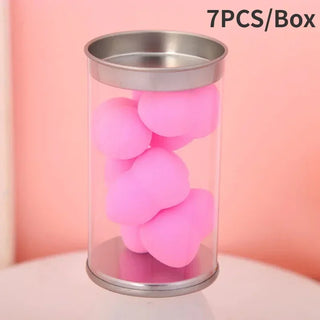 Buy pink-7pcs Mini Makeup Sponge