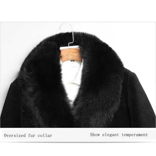 2022Wholesale Natural Fox Fur Coat Custom Winter Warm Long Fur Coat Classic Style Luxury Mens Fur Coats