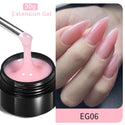 BORN PRETTY 60/30ml Hard Jelly Extension Nail Gel Polish French Nails Nude Pink White Clear Nail Supplies Gel for Extension