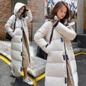 2023 Autumn and Winter Women's Korean Style Mid-Length Down Jacket Loose Parka Coat Women's Coat Winter Coat