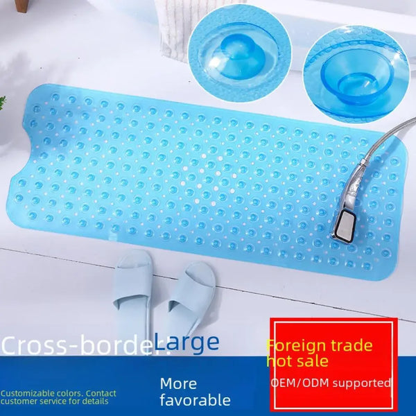 Bath Mat Long Strip PVC Anti Slip Bathroom Mat Shower Tub Floor Mat Suction Cup Quality Wholesale Price