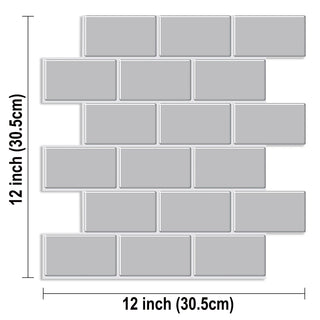 Buy vp111 Big Size Vinyl Wallpaper Best Selling 2mm 3d Subway Wall Tiles Strong Adehesive Wall Stickers for Kitchen Bathroom Decoration