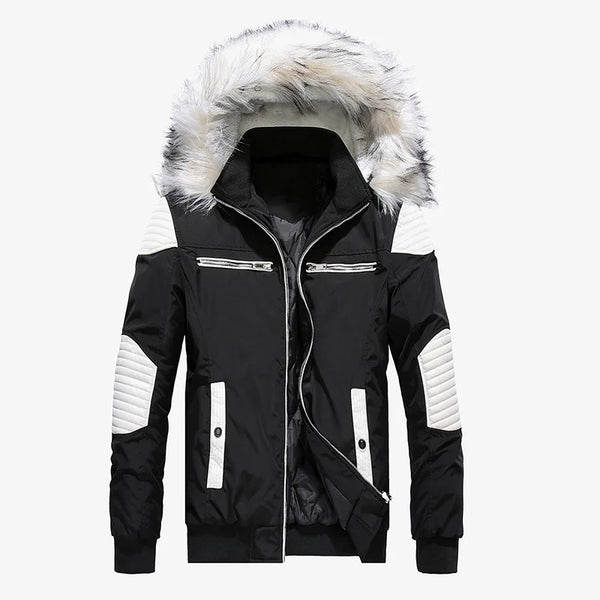 2023 New Men Winter Jackets and Coats Mens Warm Casual Mens Winter Coat Fashion Streetwear Male Overcoat Parka Hombre ABZ500