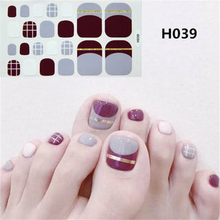 Buy h039 22Tips/Sheet Toenail Sticker