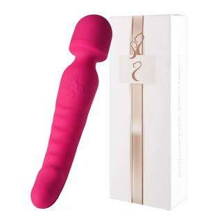 Buy rose-with-box Dildo Vibrator for Women Powerful Heating AV Massager Wand Vibrators G Spot  Clitoris Stimulator Sex Toy Adult 18 Masturbator