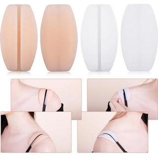 1 Pair Silicone Bra Strap Holder Invisible Underwear Bra Shoulder Strap Non Slip Cushions Relief Pain Pads Soft Breathable Strap