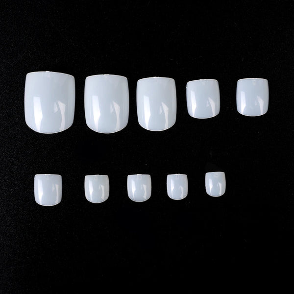 Square False Toe Nails