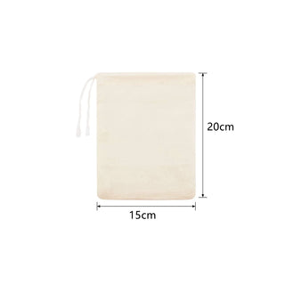 Buy 15x20cm Cheesecloth Bags for Straining Food Yogurt Filter Strainers Bag Unbleached Cotton Cheese Clothes Bag Filter for Nut Milk Coffee