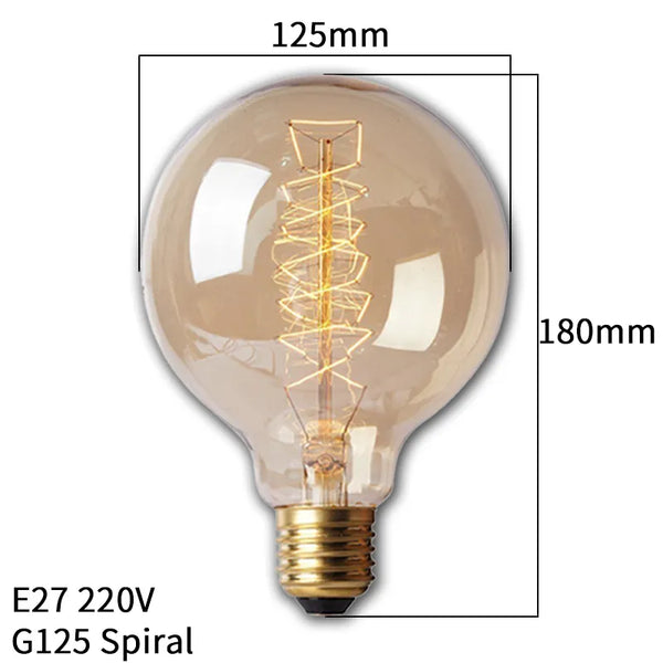 Dimmable Edison Light Bulb E27 40W 220V Retro Vintage Edison Bulb Incandescent Ampoule Bulbs Vintage Edison Lamp Retro Light