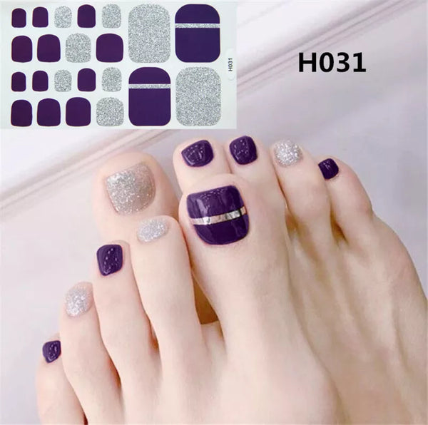 22Tips/Sheet Toenail Sticker