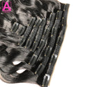 Body Wave Clip in Human Hair Extensions 120g/Set Clips in Extension Full Head Brazilian Clip on Hair Extension for Women