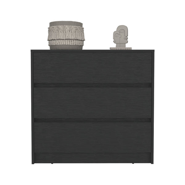 Dresser Maldus, Three drawers -Black