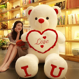 Buy 19 100cm Plush Toy Teddy Bear Giant  T Shirt Soft Stuffed Animals Pillow Dolls Grilfriend Kids Wife Birthday Valentines Day Decor