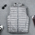 Coat Ultralight Sleeveless Puffer Vest Jacket Ultra Thin Warm Lightweight Down Jacket Waistcoat Winter Men Duck Down Vest Coats