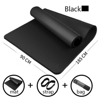 Buy 3pcs-185x90x1-5cm 185cm Enlarged Fitness Mat Yoga Mat Men Gym Exercise Mat Esterilla Yoga Tapete Pad Lengthen Non-Slip for Beginner With Yoga Bag