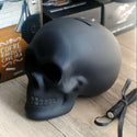 Black Skull Piggy Bank DIY Chalk Doodling Ceramic Ornaments