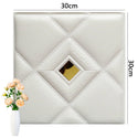 3D Wall Stickers PE Foam Tile Waterproof Brick Wall Sticker Self-Adhesive Foam Panel 30*30cm Home Background Decoration