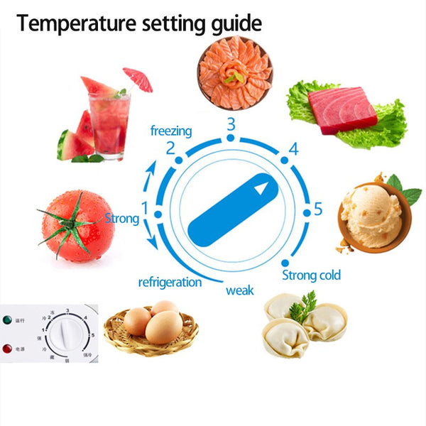 118L Freezer Refrigerator Mini Fridge Vertical Commercial Home Use Mixed Deep Freezer Cabinet Congelador Container 220v/50Hz