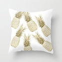 Hot Gold Throw Pillows