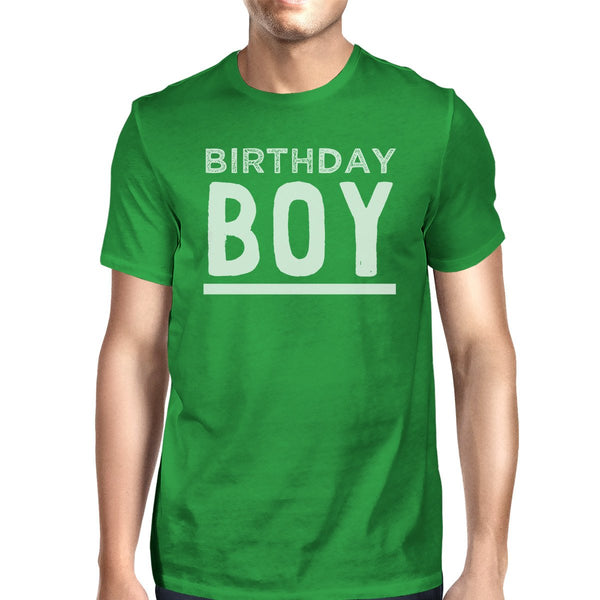 Birthday Boy Mens Green Shirt