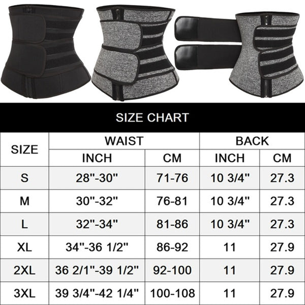 Neoprene Sauna Waist Trainer by Miss Moly