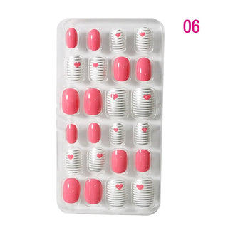 Buy color-6 Kids Easy Apply Salon Girl Nail Art