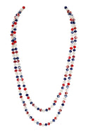 8mm Longline Hand Knotted Necklace