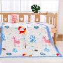 110x120cm 4 and 6 Layers Muslin Bamboo Cotton Newborn Baby Receiving Blanket Swaddling Kids Children Baby Sleeping Blanket