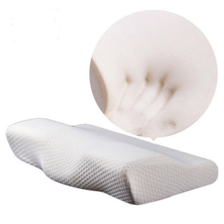 Memory Foam Bedding Pillow Neck Protection Slow Rebound Memory Foam Butterfly Shaped Pillow Health Cervical Neck Size in 50*30CM