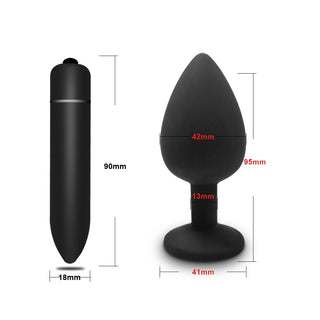 Buy l-v Soft Silicone Anal Butt Plug Prostate Massager Adult Gay Products Anal Plug Mini Erotic Bullet Vibrator Sex Toys for Women Men