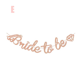 Buy banner-e Bride to Be Party Decorations Latex Balloons Set Cup Plates Bachelorette Party Supplies Veil Sash Team Bride Wedding Decor