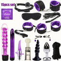 23pcs Sexy Lingerie Nylon Bondage Sex Toy Exotic Set