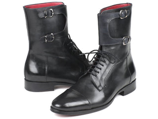 Paul Parkman Men's High Boots Black Calfskin