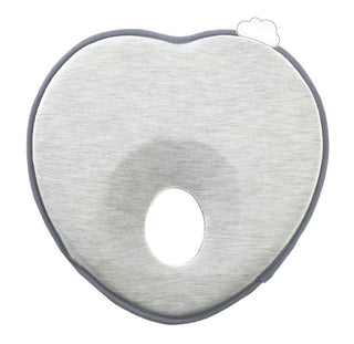 Buy gray-heart Newborn Infant Anti Roll Pillow Flat Head Neck Prevent Infant Support