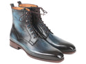 Paul Parkman Men's Blue & Brown Leather Boots