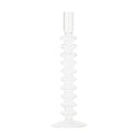 1pc Clear Glass  Candle Holder