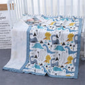 Muslin Bamboo Cotton Newborn Baby Receiving Blanket